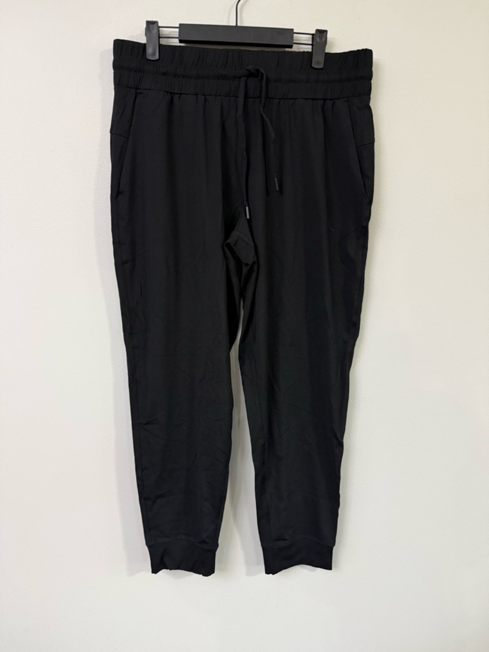 Women's Black Drawstring Jogger Pants - Classic Everyday Style